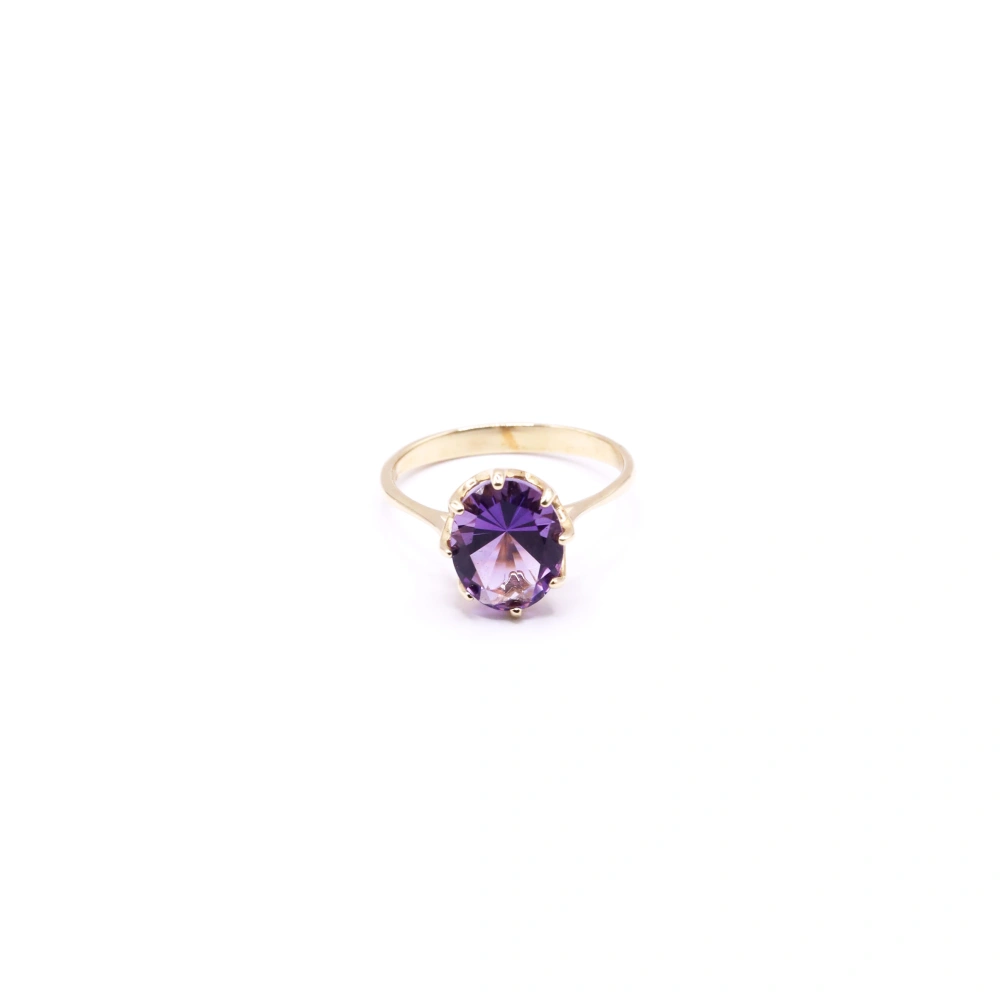 Purple Amethyst Ring - Quiet Strenght