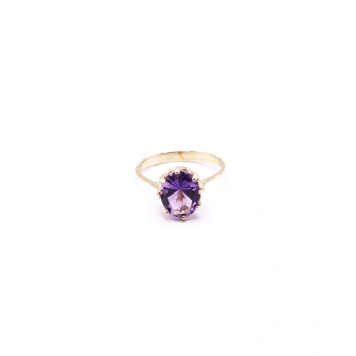 Purple Amethyst Ring - Quiet Strenght