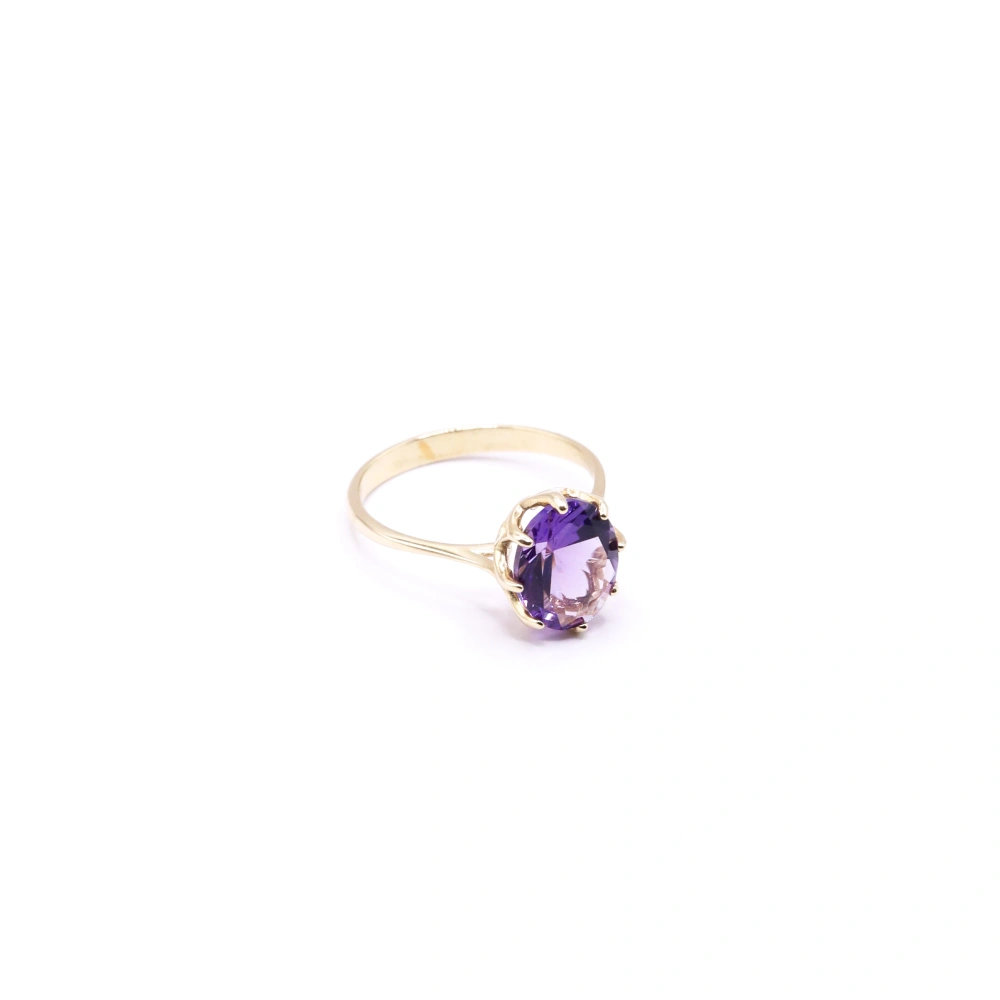Purple Amethyst Ring - Quiet Strenght