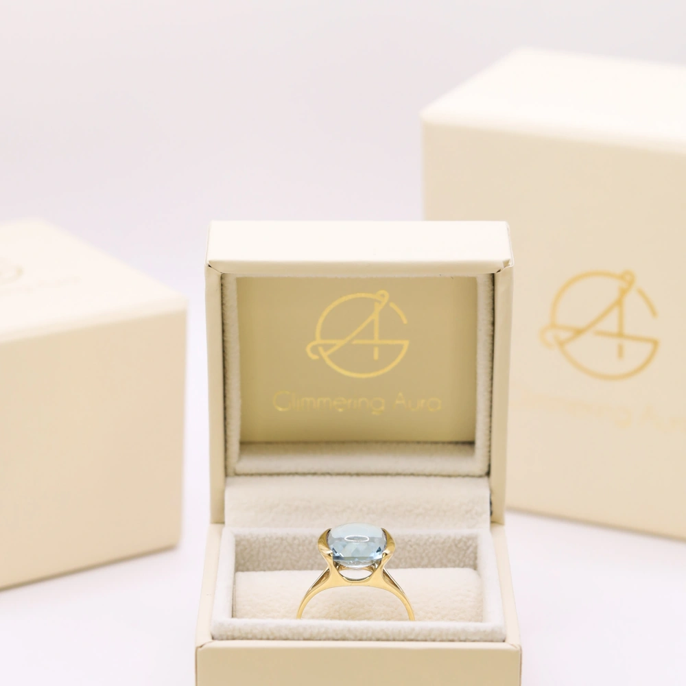 Blue Topaz Ring - Clear Power