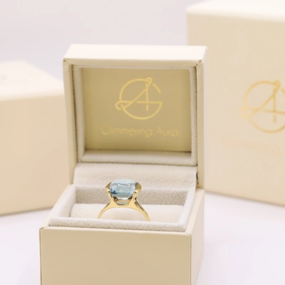 Blue Topaz Ring - Clear Power