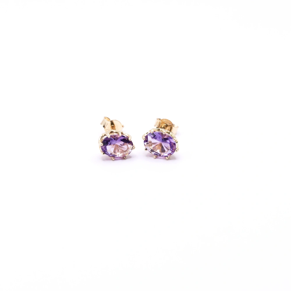 Purple Amethyst Earrings - Inner Balance