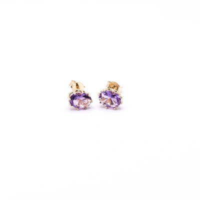 Purple Amethyst Earrings - Inner Balance