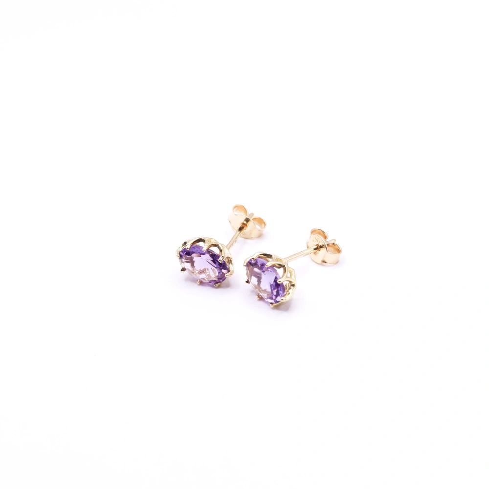 Purple Amethyst Earrings - Inner Balance