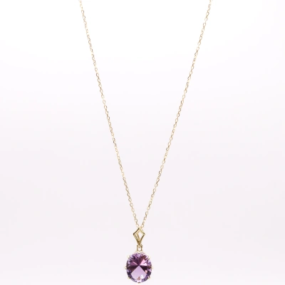 Purple Amethyst Pendant - Calm Energy
