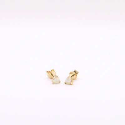 White Opal Studs - Intuitive Light