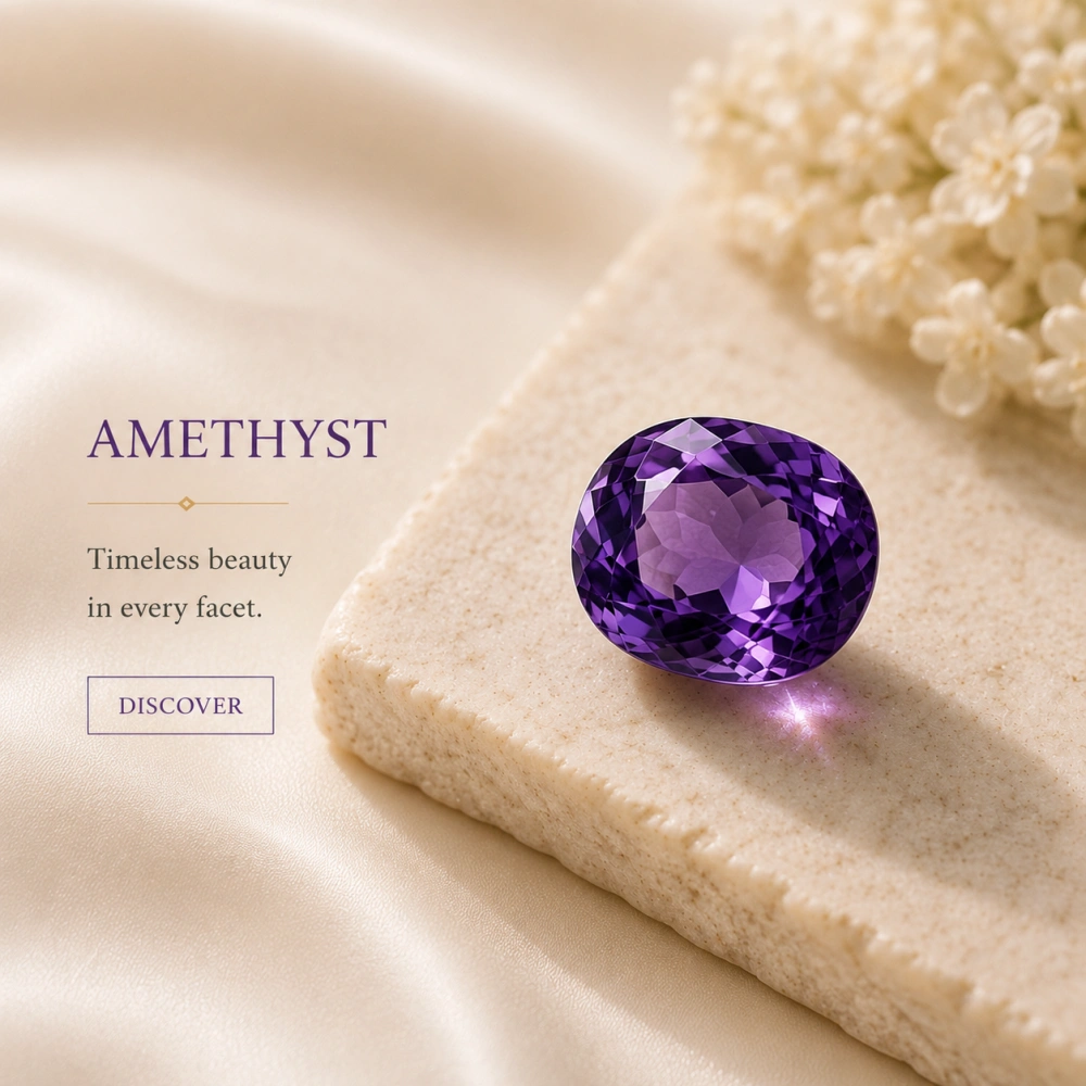 Purple Amethyst Pendant - Calm Energy