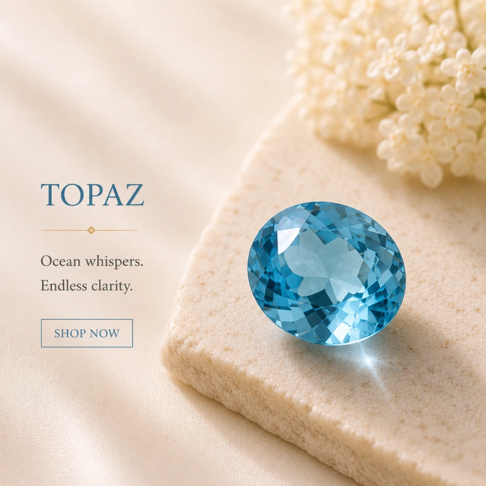 Blue Topaz Pendant - Clarity